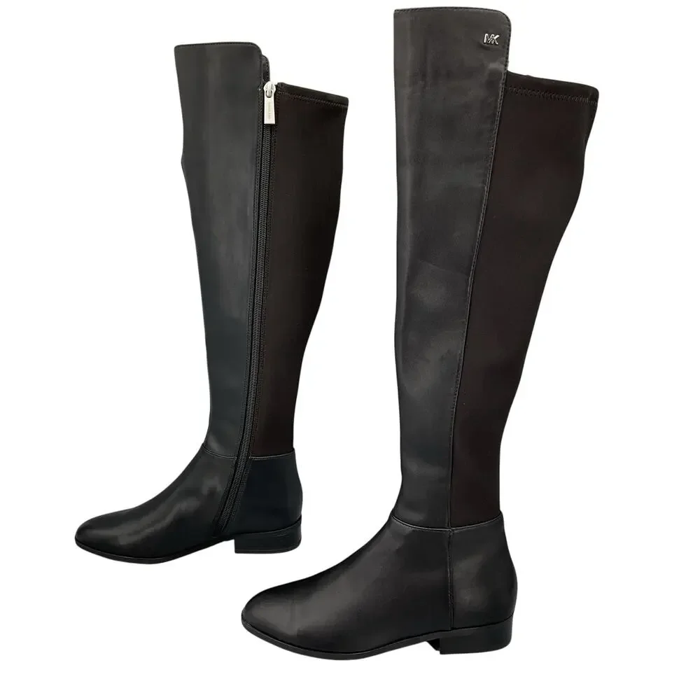 NEW Michael Kors Women’s Bromley Over the Knee Boots Black Size 5.5M